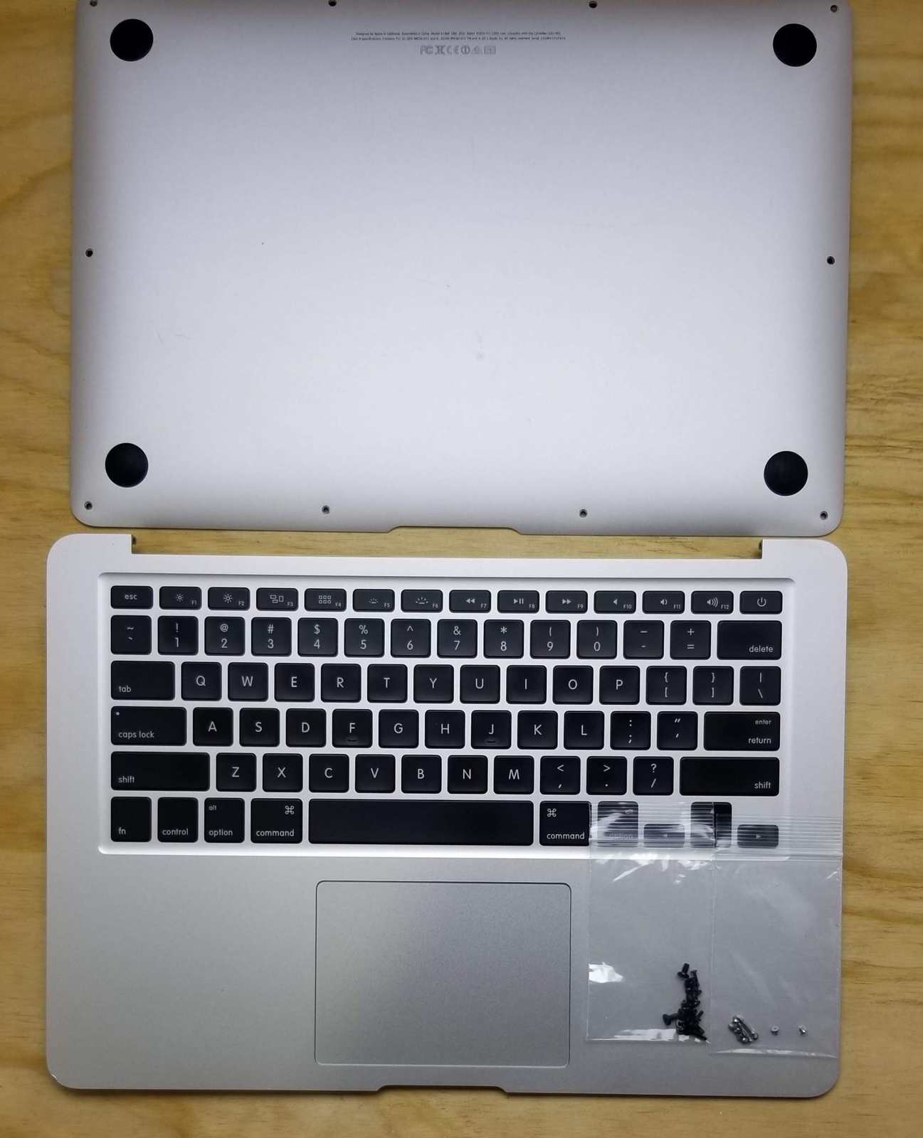 Grd A- MacBook Air 13 A1466 2013-2017 Top Case Keyboard Trac