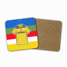 Australia Cricket 1992 World Cup Shirt Coaster Memorabilia Hand Sublimated
