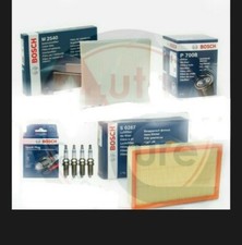 BOSCH SERVICE FILTER KIT FOR VW GOLF R MK7 2.0 TSI OIL AIR & CABIN WITH 4 PLUGS