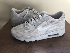 Nike Mens Air Max 90 Ultra BR Breathe Pure Platinum Running NIKE AIR MAX 90 Ultra Br Breathe Pure Platinum Grey Mesh Day