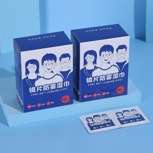 100x Linsen Antibeschlag Tücher Einweg Linsen Wischpapier für Bildschirm Rückspiegel≥ - Bild 1 von 10