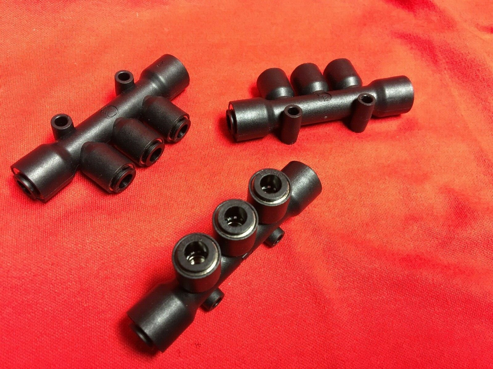 3304 Series Legris air fitting manifold, 5Port, accepts 1/4" OD air tubing, NEW eBay