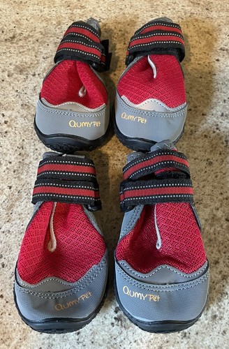 QUMY Dog Shoes Dogs Boots & Paw Protectors for Hot Summer Outdoor Walking Size 3