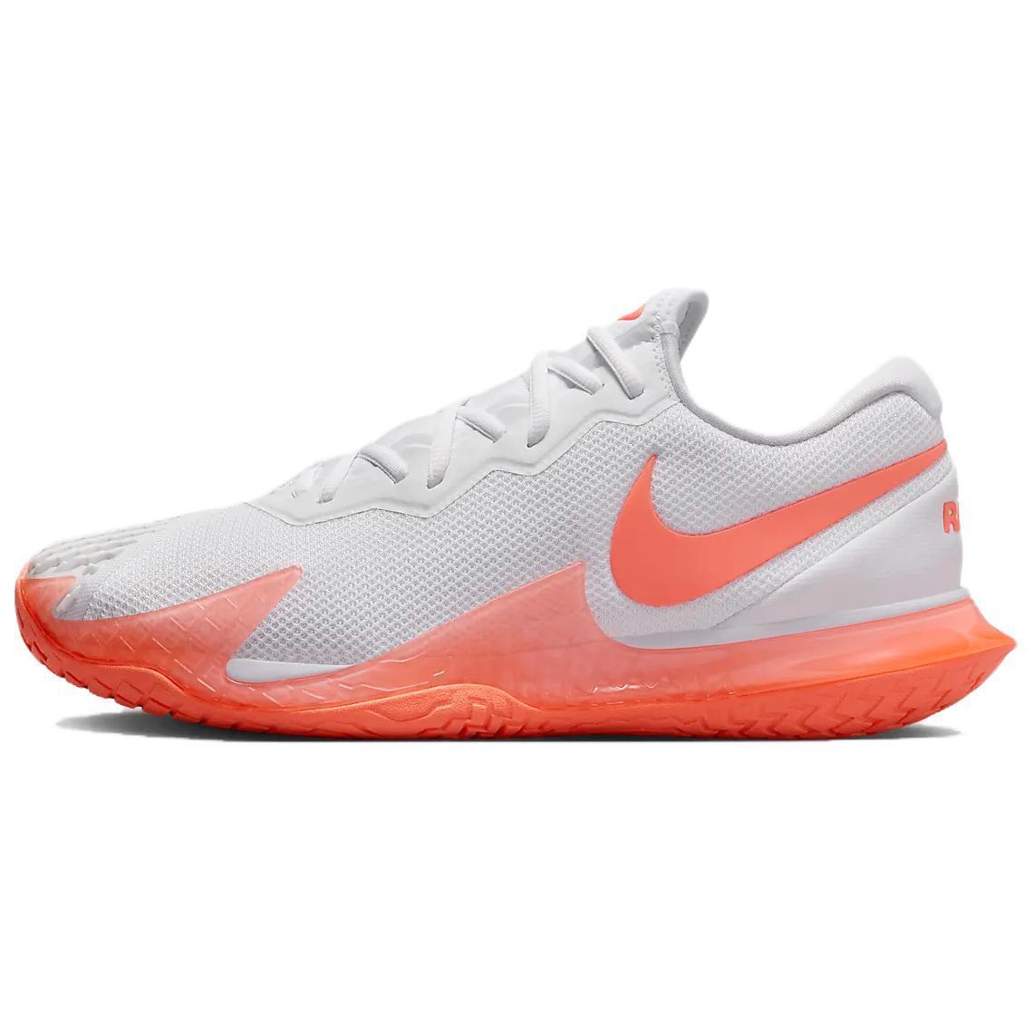 NikeCourt Zoom Vapor Cage 4 Rafa White Bright Mango - DD1579 NikeCourt Zoom Vapor Cage 4 Rafa White Bright Mango - DD1579