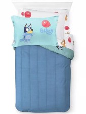 Bluey and Her Sister Bingo Kids Reversible Twin Bed Set - T846726977