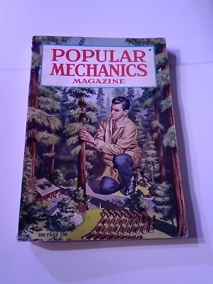 Popular Mechanics Magazie Vintage October 1946 Nuclear Power Atomic 