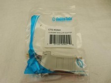 NEW C2G 02941 RJ45 to DB9 Female Serial RS232 Modular Adapter Gray 757120029410