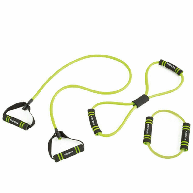 Kit élastiques De Fitness Avec Poignées SOFT TOUCH - TOORX - Pilates, Yoga, Gym - NEUF