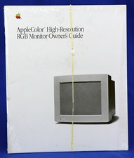 Apple Macintosh AppleColor High-Resolution RGB Monitor Owner's Guide New