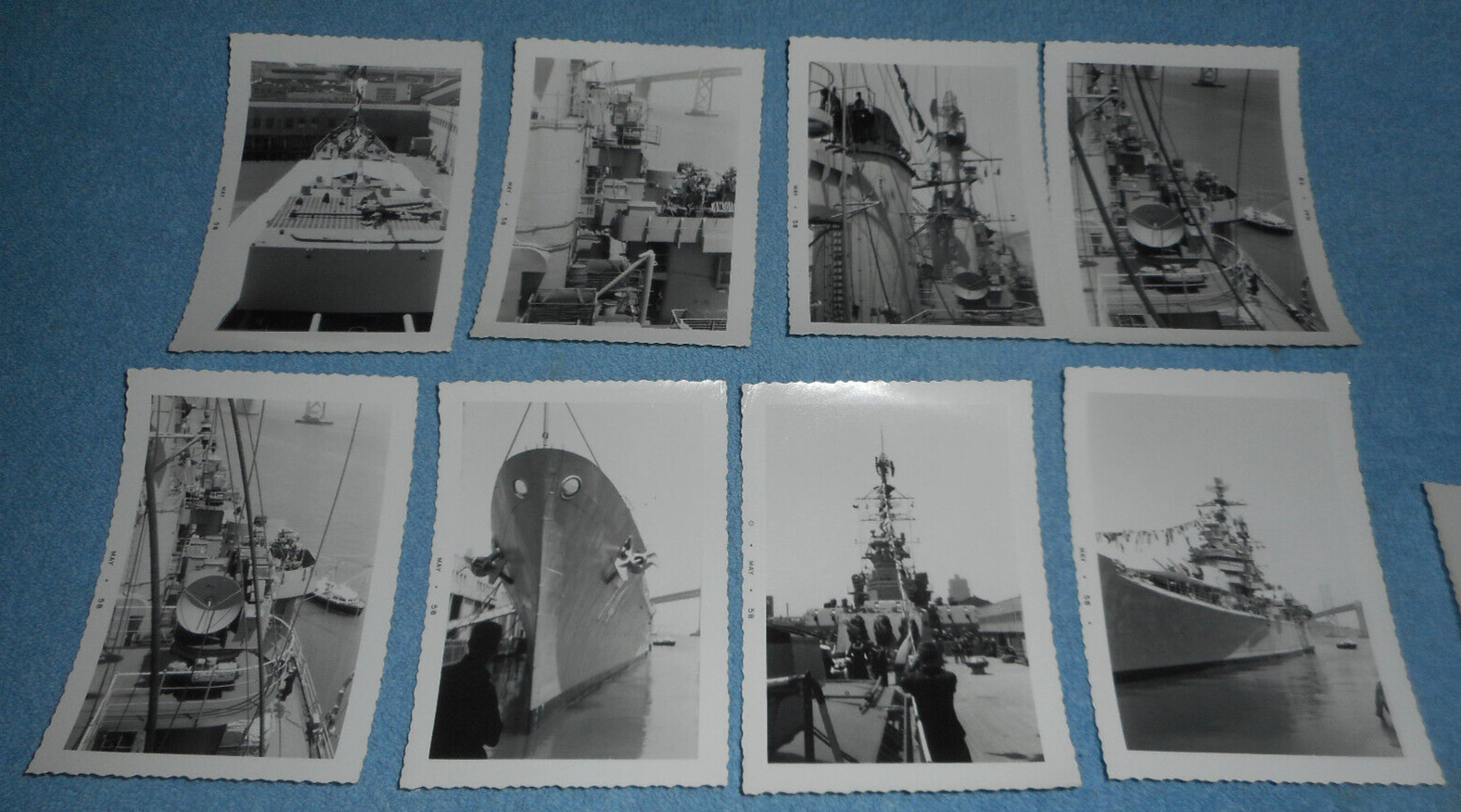 17 1958 Photos US Navy Cruiser USS Columbus CA-74 Dock San Francisco California?