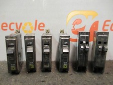 Lot of 6 Square D 20A Circuit Breakers 231E Breaker 10,000 A 50/60 Hz