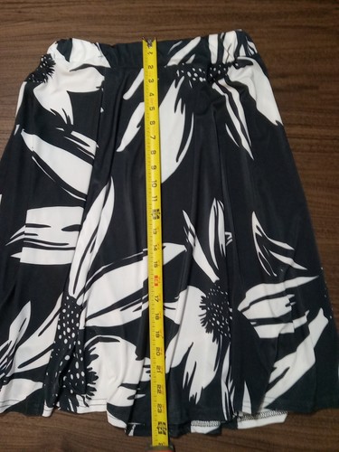 Lily by Firmiana A-line Elastic Waist Pull on Skirt Floral Women's size medium - Afbeelding 6 van 11