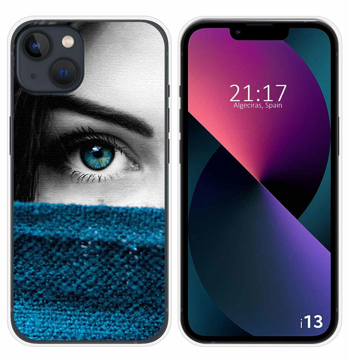 Coque Silicone Pour IPhone 13 (6,1”) - Rose Vif - Protection Souple Et Ajustée