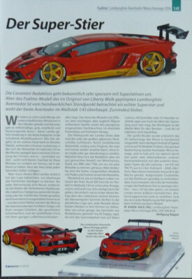 LAMBORGHINI AVENTADOR MIURA in 1-43 von Fuelme...ein Modellbericht #1909c