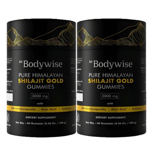 60Gummies Be Bodywise Pure Himalayan Shilajit Gold Gummies 3000 mg - Picture 7 of 18