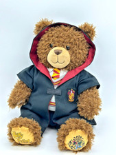 2020 Harry Potter Gryffindor Build-A-Bear Brown Bear Robe Shirt Tie Vest Pants