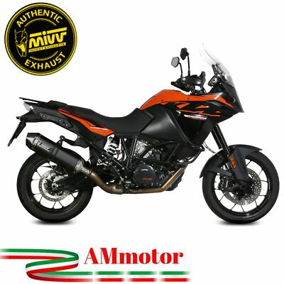 Mivv Ktm 1090 Adventure 2018 Exhaust Motorcycle Slip-On Speed Edge Steel Black