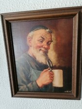 Schönes Bild, Mann mit Bier vom Maler H. Faust 