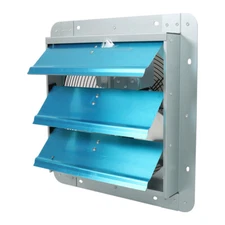 14" Shutter Exhaust Fan Industrial Speed Wall Mount Garage Shop Attic