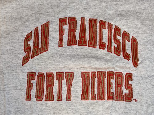 Vintage Neu mit Etikett 1988 Russell Athletic San Francisco 49ers NFL XL Shirt