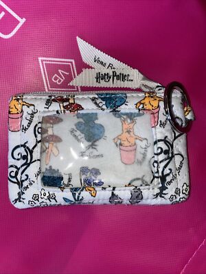 NEW Vera Bradley Harry Potter Herbology RFID Pouch Zip ID Case