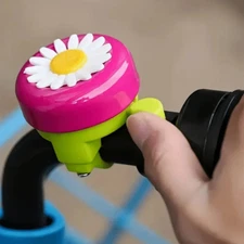 Bicycle Bell Cycling Safety Horn Sound Alarm Ring Daisy Flower Bel for Kids Bike