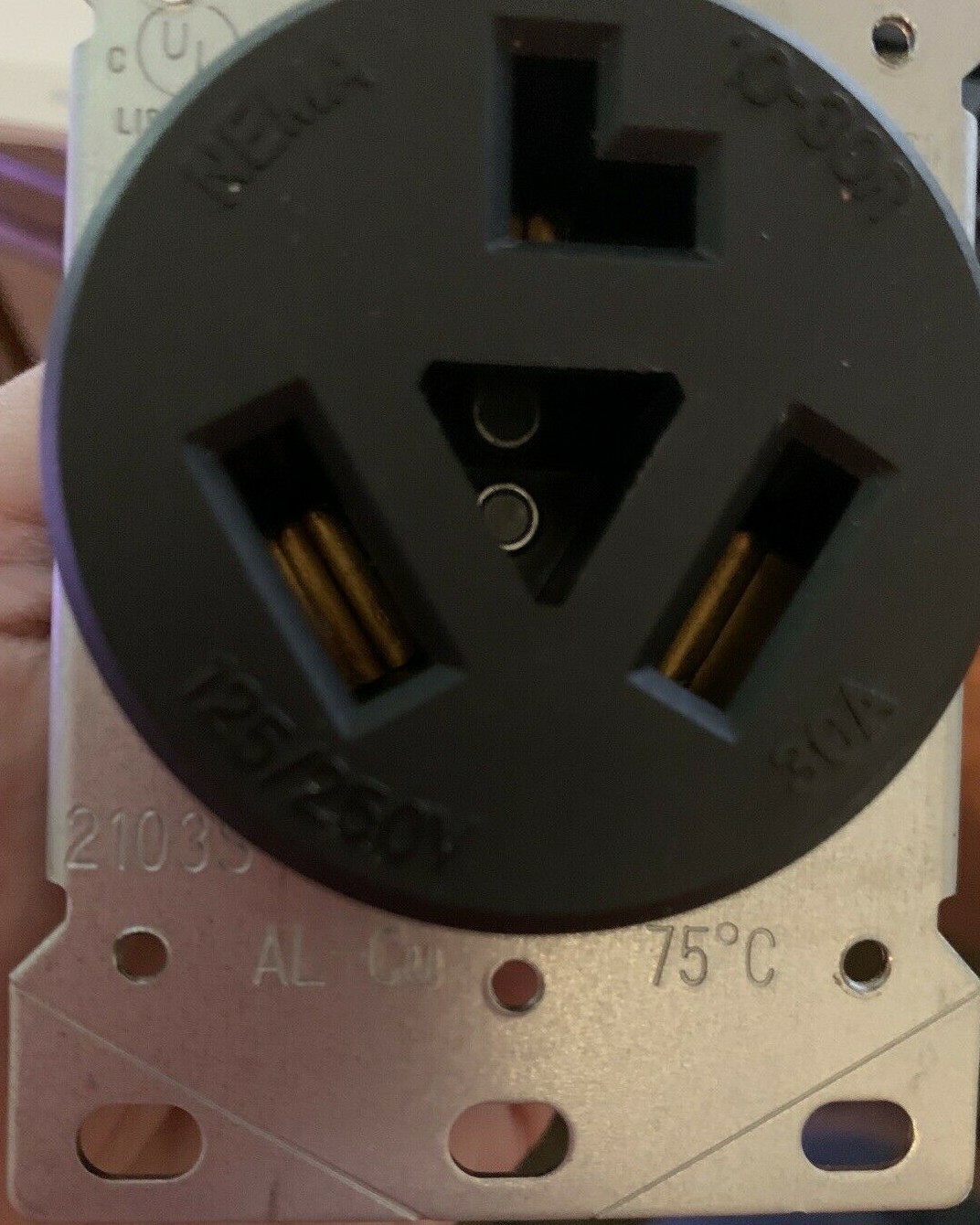 Dryer Outlet Receptacle 30A 125/250V NEMA 1030R 38B eBay