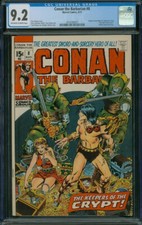 Conan the Barbarian # 8 ..CGC Universal slab 9.2 NM-grade...1971 comic--he