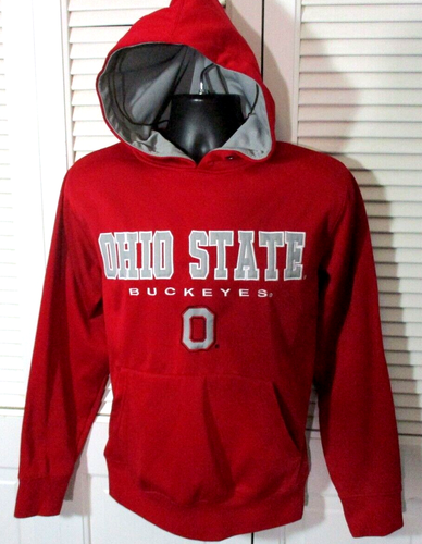 THE Ohio State University Pullover Hoodie By Colosseum~Men's M~Stitched~Red~EUC! - Picture 7 of 8