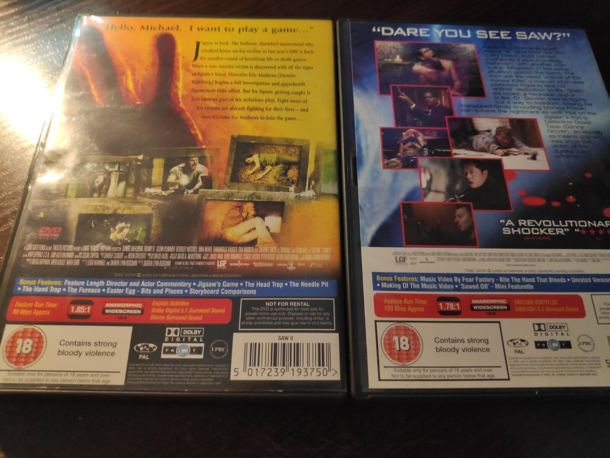 SAW QUADRILOGY [BOX SET 4XDVD] | eBay