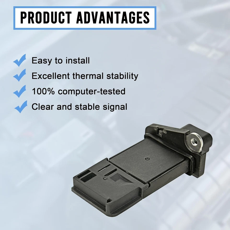 Sensor de Flujo de Aire Masivo (MAF) compatible con Ford Escape, Expedition, Exp - Изображение 3 из 4