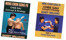 2 DVD Set Wing Chun Chee Sau Combat Sticky Hands Secrets - Randy Williams