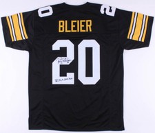 ROCKY BLEIER AUTOGRAPHED CUSTOM JERSEY (PITTSBURGH STEELERS) - JSA COA!