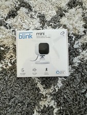 Blink Mini Indoor Plug-In Live HD Smart Security Camera New in Box White
