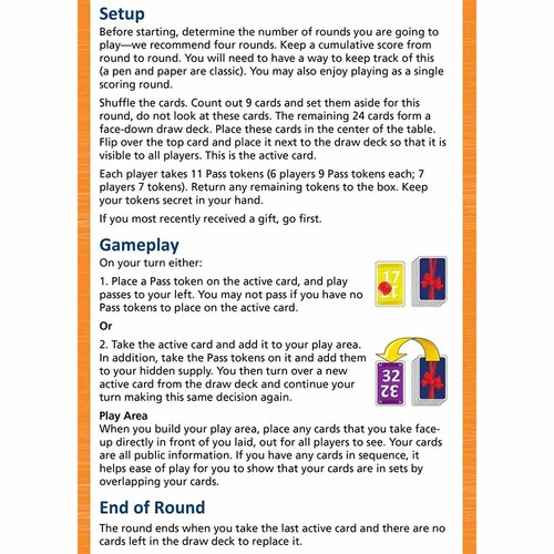 No Thanks Card Game Strategy Interactive Tabletop Game For Family Friends Party - Picture 5 of 12