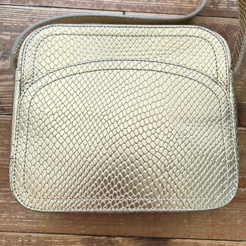 A.P.C. Quadratische Leder Crossbody Schultertasche Gold GEBRAUCHT Guter Zusta... - Bild 4 von 8