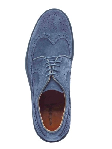 NeroGiardini E500611U Colorado Indaco Scarpe Eleganti per Uomo in camoscio duili - Imagen 3 de 3