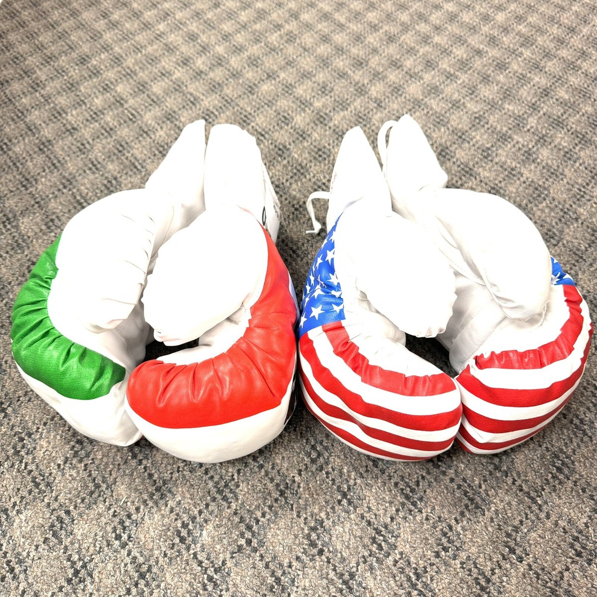 Paio Guanti Boxe Pelle Sintetica (8-10-12 Once - Foto 3