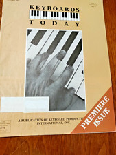 SHEET MUSIC KEYBOARDS TODAY SEPT/OCT 1987