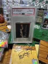 BILL SHARMAN BERK ROSS AUTO PSA RARE BOSTON CELTICS BOB COUSY ROOKIE