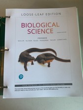 Biological Science Loose Leaf by Freeman, Qui...