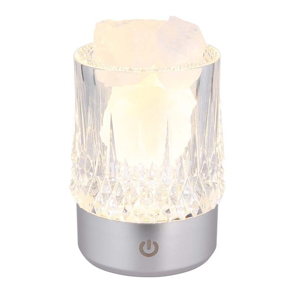 Tischleuchte Beistelllampe Leselampe Kristall Effekt Touchdimmer H 10,5 Cm-image