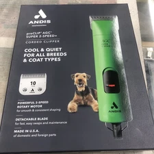 Andis Pro Clip AGC Super 2-Speed+ Detachable Blade Clipper Kit - Brand New