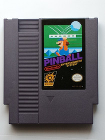 Pinball 1985 Nintendo NES with BitBox Clamshell Game Case and Manual Tested