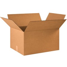 PARTNERS BRAND 22x17x12 Corrugated Boxes Medium 22L x 17W x 12H Pack of 10 