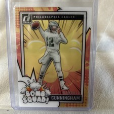 2024 Donruss Clearly Randall Cunningham Bomb Squad! #20 Eagles