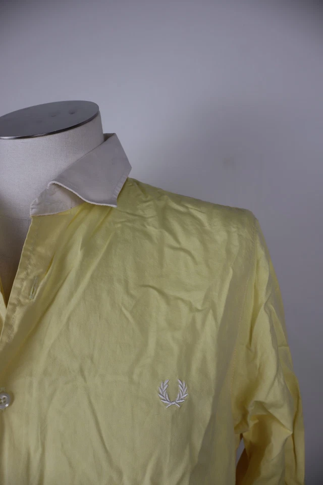 Fred Perry 男式 2XL 修身休闲复古衬衫棉质标志 — 第 2/4 张图片