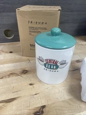 Fetch For Pets Friends Treat Jar Ceramic Size 7.3” x 5.1” Brand New