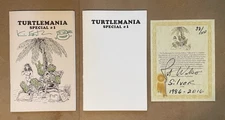 TMNT Turtlemania #1 Anniversary Blank sketch cover & Silver 30th Eastman Remark