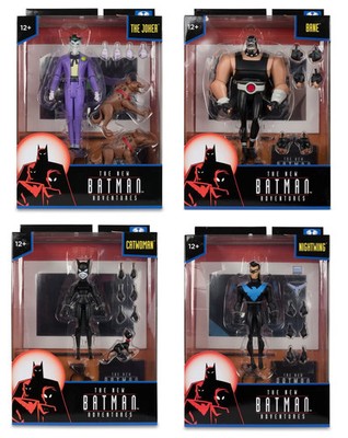DC Batman Animated - Adventures: Joker Nightwing Bane Catwoman 15 cm McFarlane T